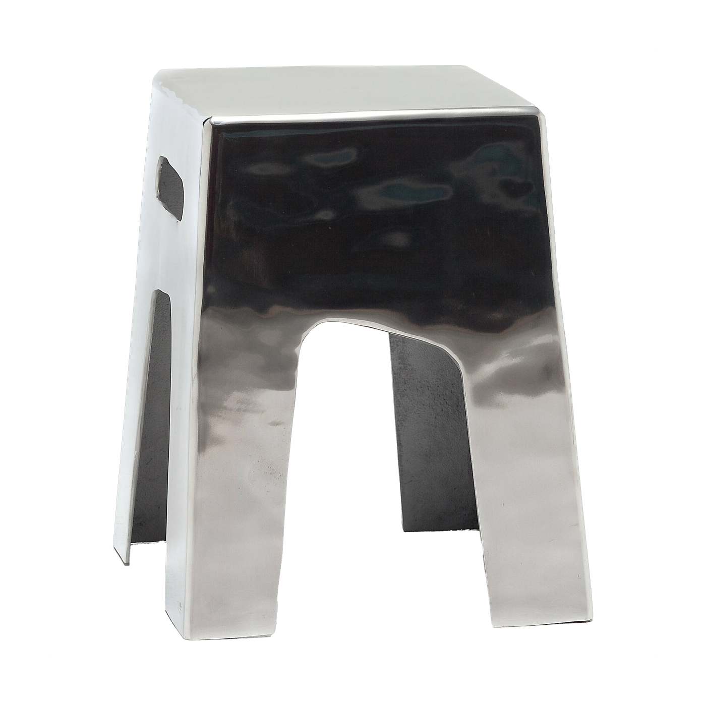 Aluminum pedestal table 35 x 45 cm Inout 46 IN - Gervasoni