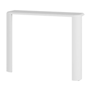 Consolle in legno mdf e acciaio grigio nebbioso 100x77, 5 cm Fli - noo. ma