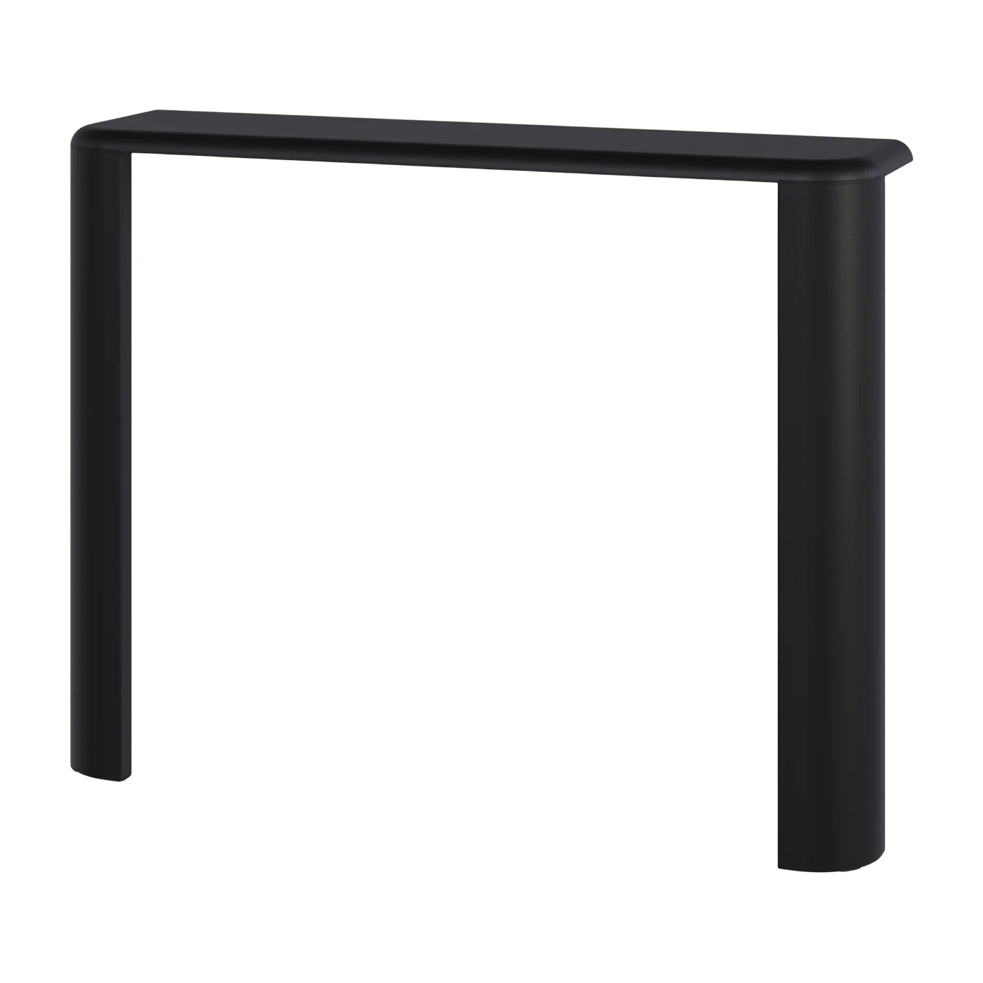 Console en bois mdf et acier noir vulcano 100x77,5cm Fli - noo.ma