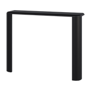 Consola de madera mdf y acero negro vulcano 100x77, 5cm Fli - noo. ma