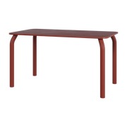 Rectangular table in auburn red ash 140x80cm Meko - noo. ma
