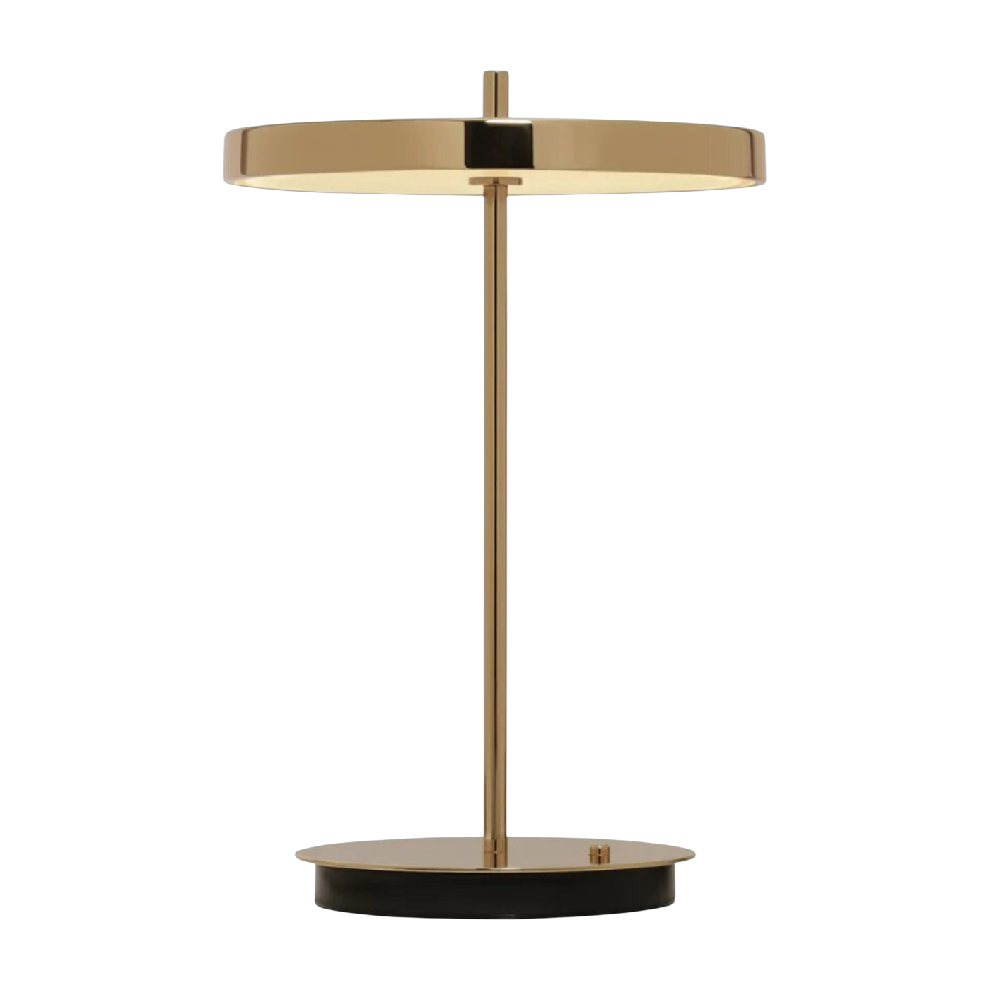 Lampada a batteria in oro cromato Asteria Move - UMAGE