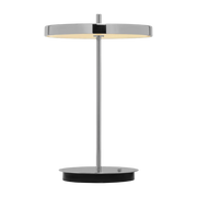 Lampada a batteria cromata argento Asteria Move - UMAGE