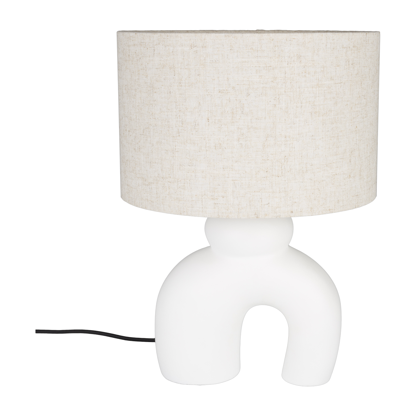 Tischlampe aus weißem Beton 30x30x41, 5cm Bibi -. Zuiver