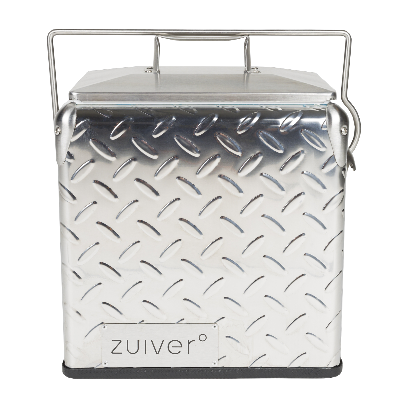 Nevera de acero gris 32x24x35, 5cm Nevera Be Heavy - Zuiver