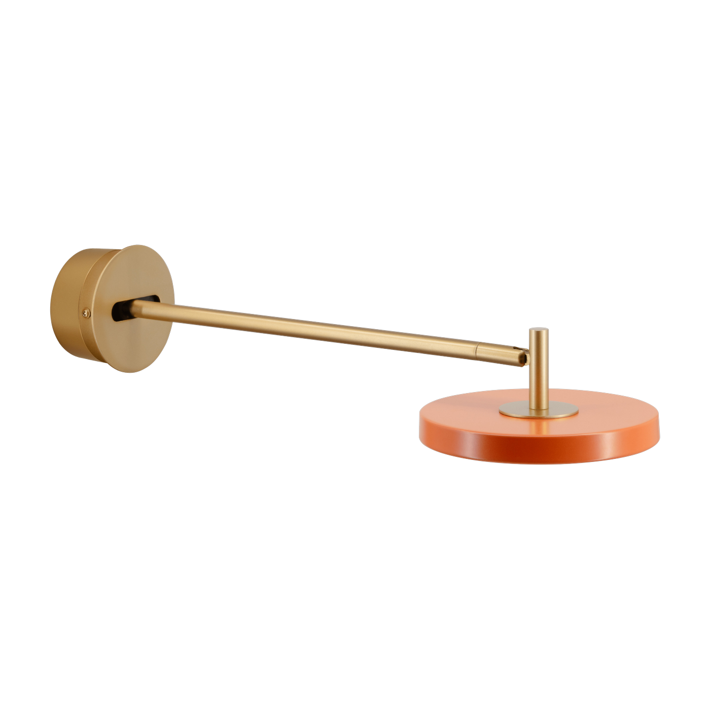 Applique a led in ottone e acciaio arancione 42 cm di lunghezza Astéria - Umage