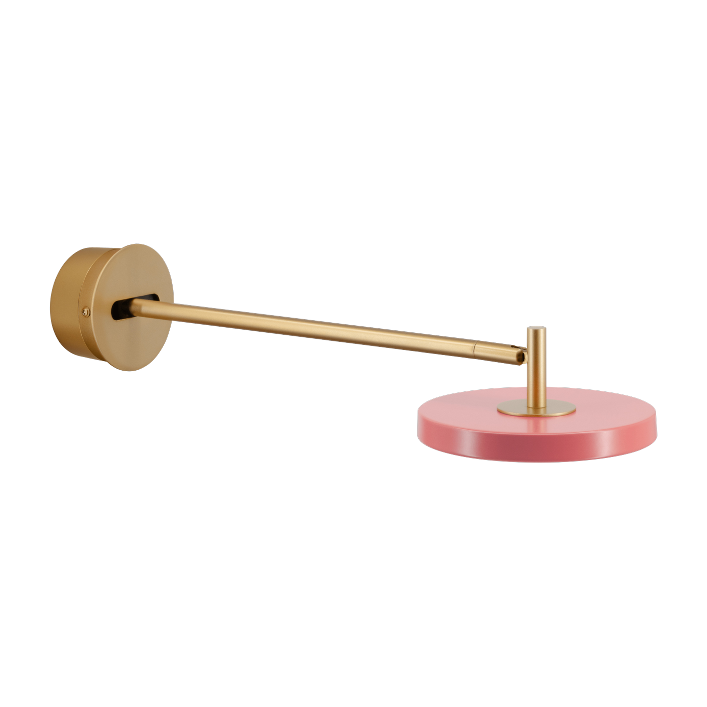 Applique a led in ottone e acciaio rosa 42 cm di lunghezza Astéria - Umage