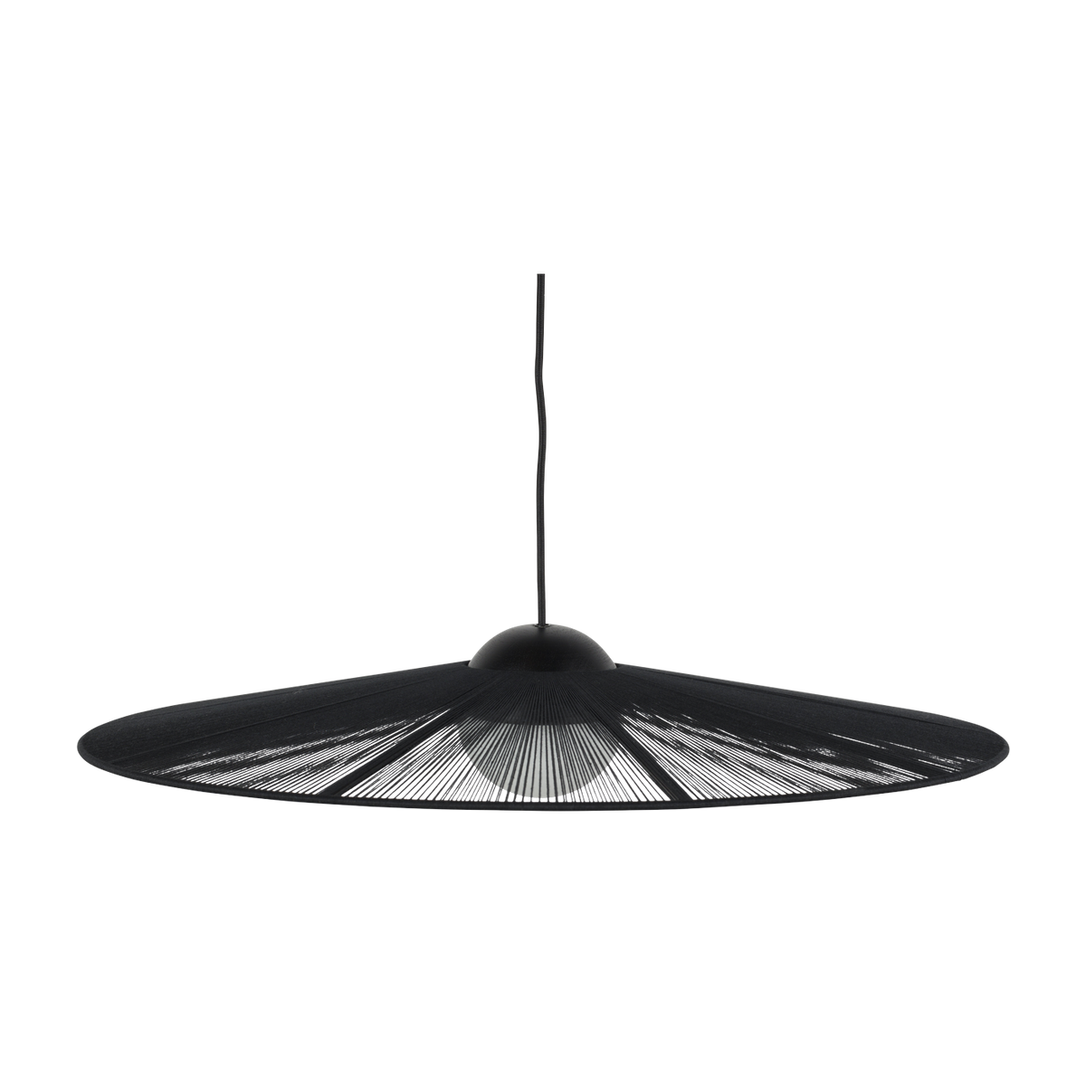 Lampada a sospensione Belle in ferro nero 65x65x200cm - Zuiver