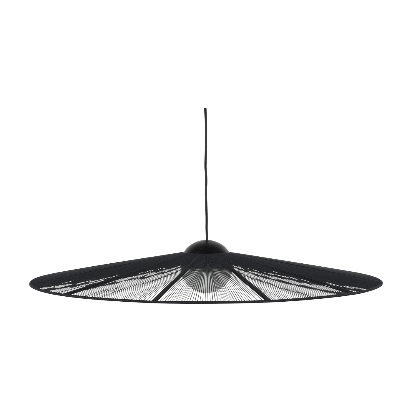 Lampada a sospensione Belle in ferro nero 80x80x167cm - Zuiver