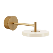 Applique a led in ottone e acciaio perlato 25 cm Short Astéria - Umage