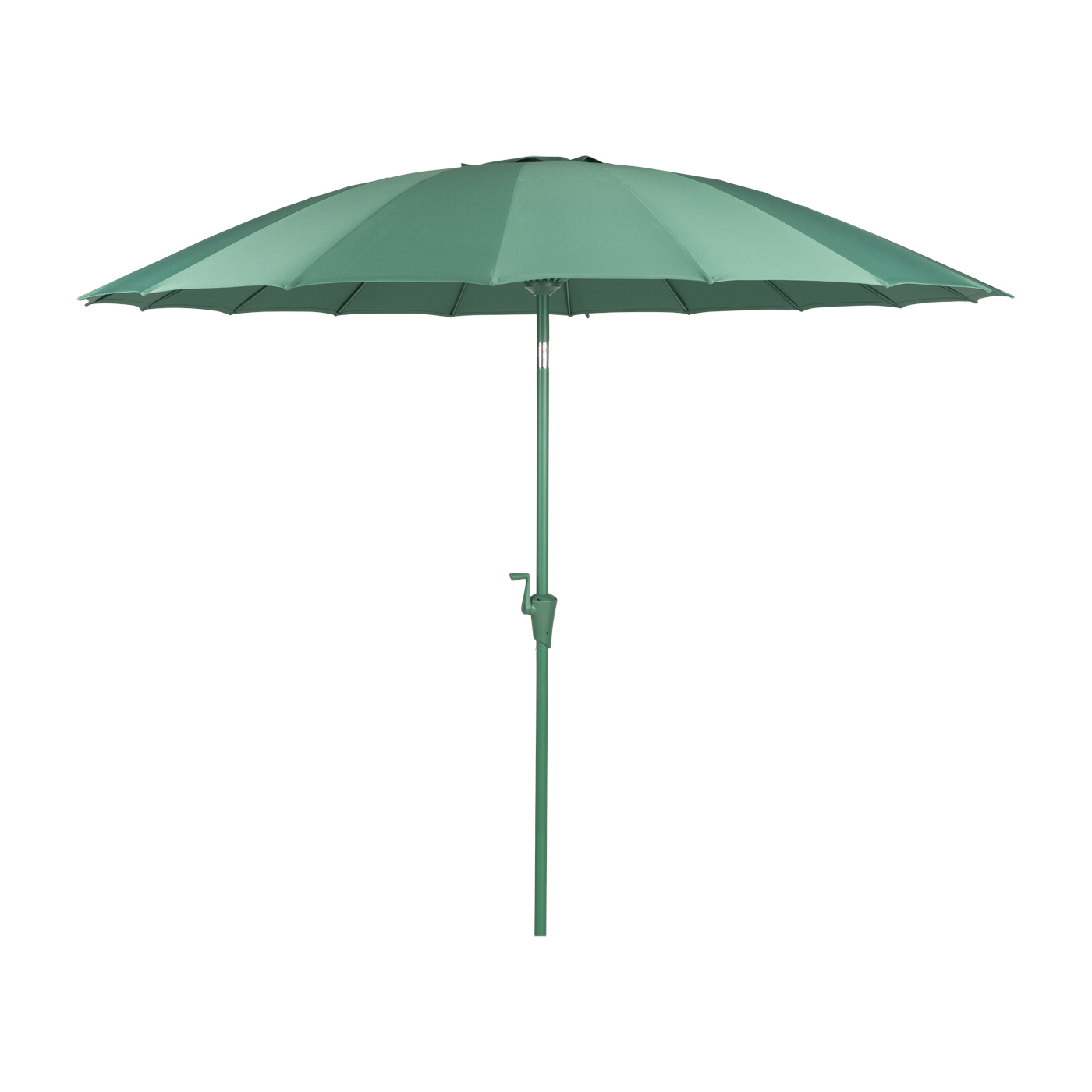 Parasol en polyester vert sauge Sunshine Sunbrella - Zuiver