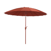 Sombrilla Sunbrella roja de poliéster - Zuiver