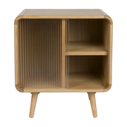 Natural wood bedside table 40x50x55cm Rise - Zuiver