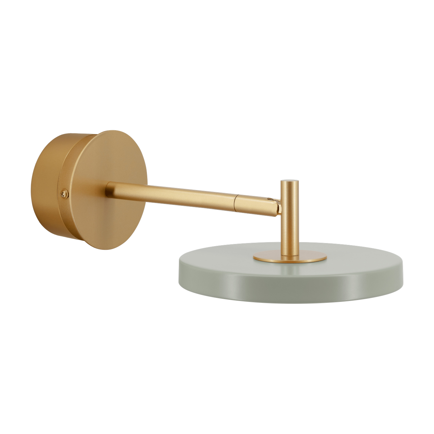 Applique a led in ottone e acciaio olivato 25 cm Short Astéria - Umage