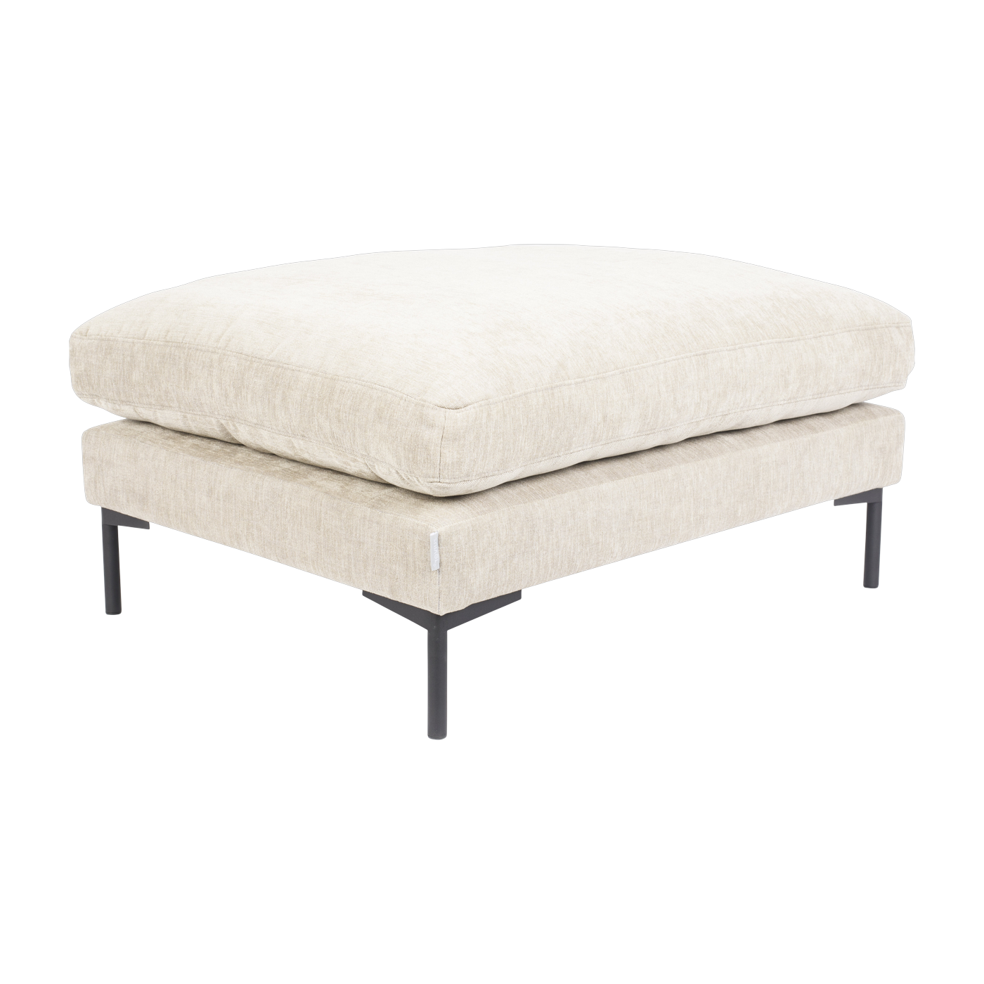 مسند قدمين من نسيج بيج 80x102x53cm Summer Hocker - Zuiver