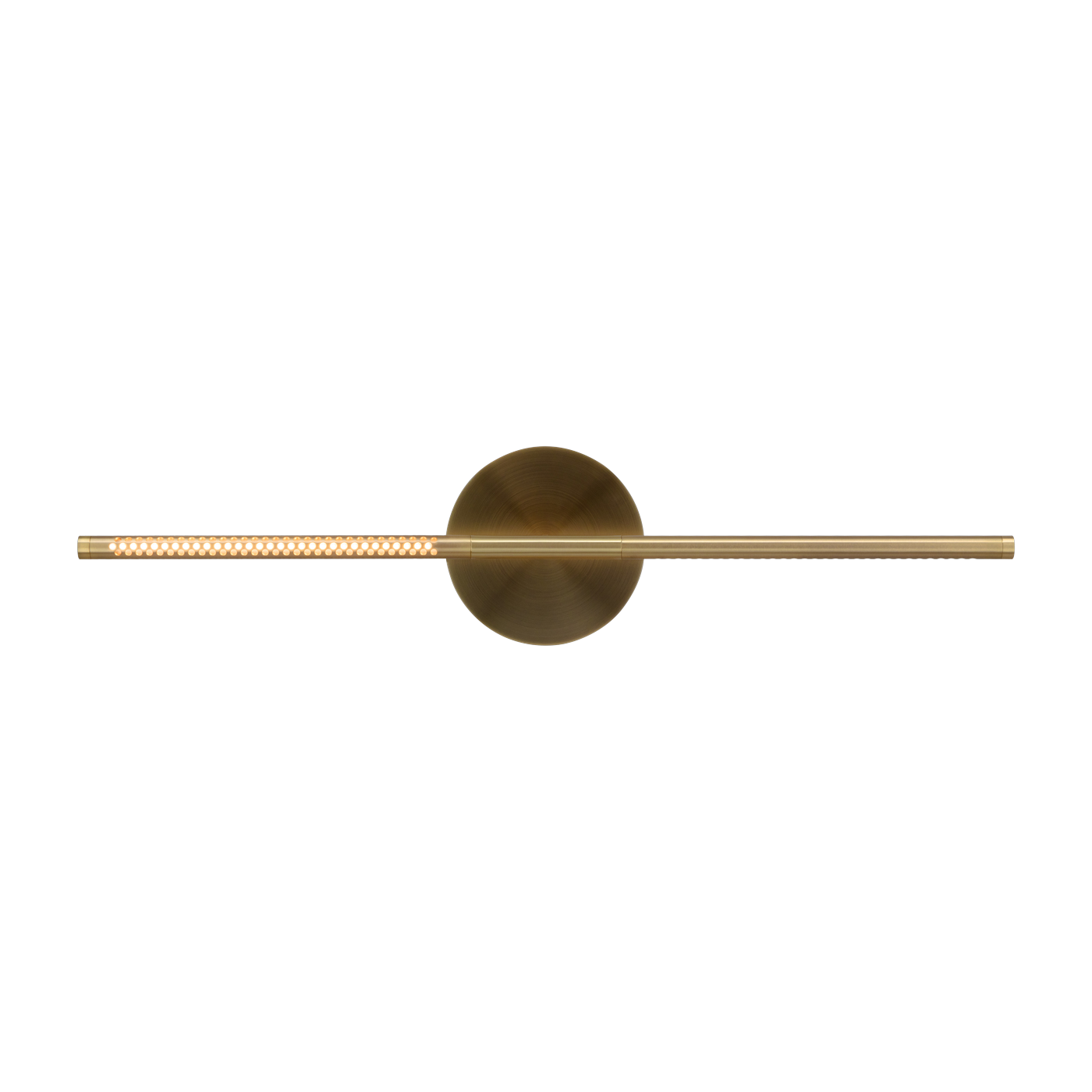 Aplique de acero dorado 74cm Omni - Umage