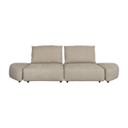 Beigefarbenes 3-Sitzer-Sofa aus Cord Hunter -. Zuiver