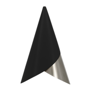 Pantalla Cornet de aluminio plateado y negro - Umage