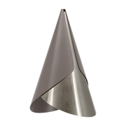 Cornet - paralume in alluminio argento e ambra Umage