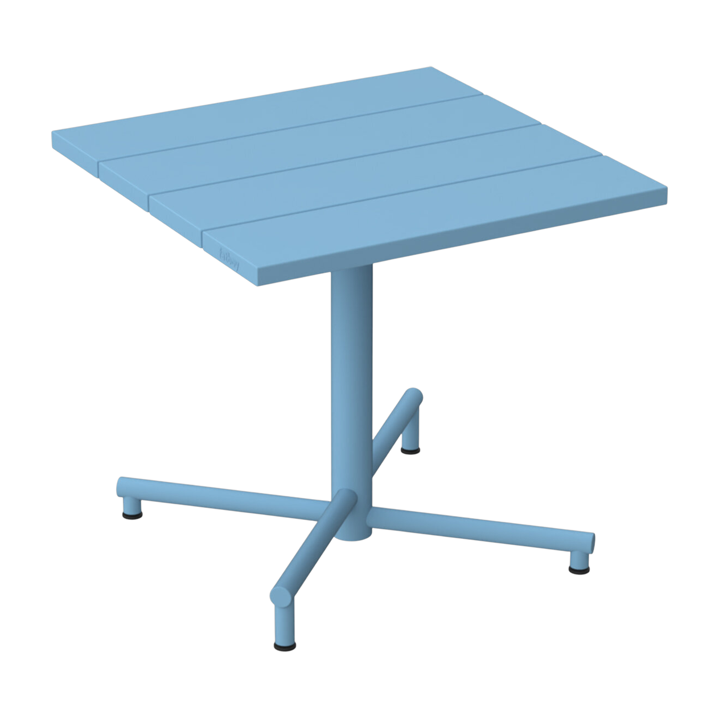 Tavolo da giardino Fred's Square in alluminio blu 80x76cm - Fatboy