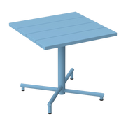 Fred's Blue Aluminum Square Garden Table 80x76cm - Fatboy