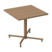 Mesa de jardín Fred's Square moca aluminio 80x76cm - Fatboy
