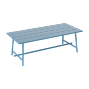 Mesa de jardín rectangular de aluminio azul 220x100x76cm Fred's - Fatboy