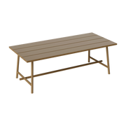 Table de jardin rectangulaire en aluminium mocha 220x100x76cm Fred's - Fatboy