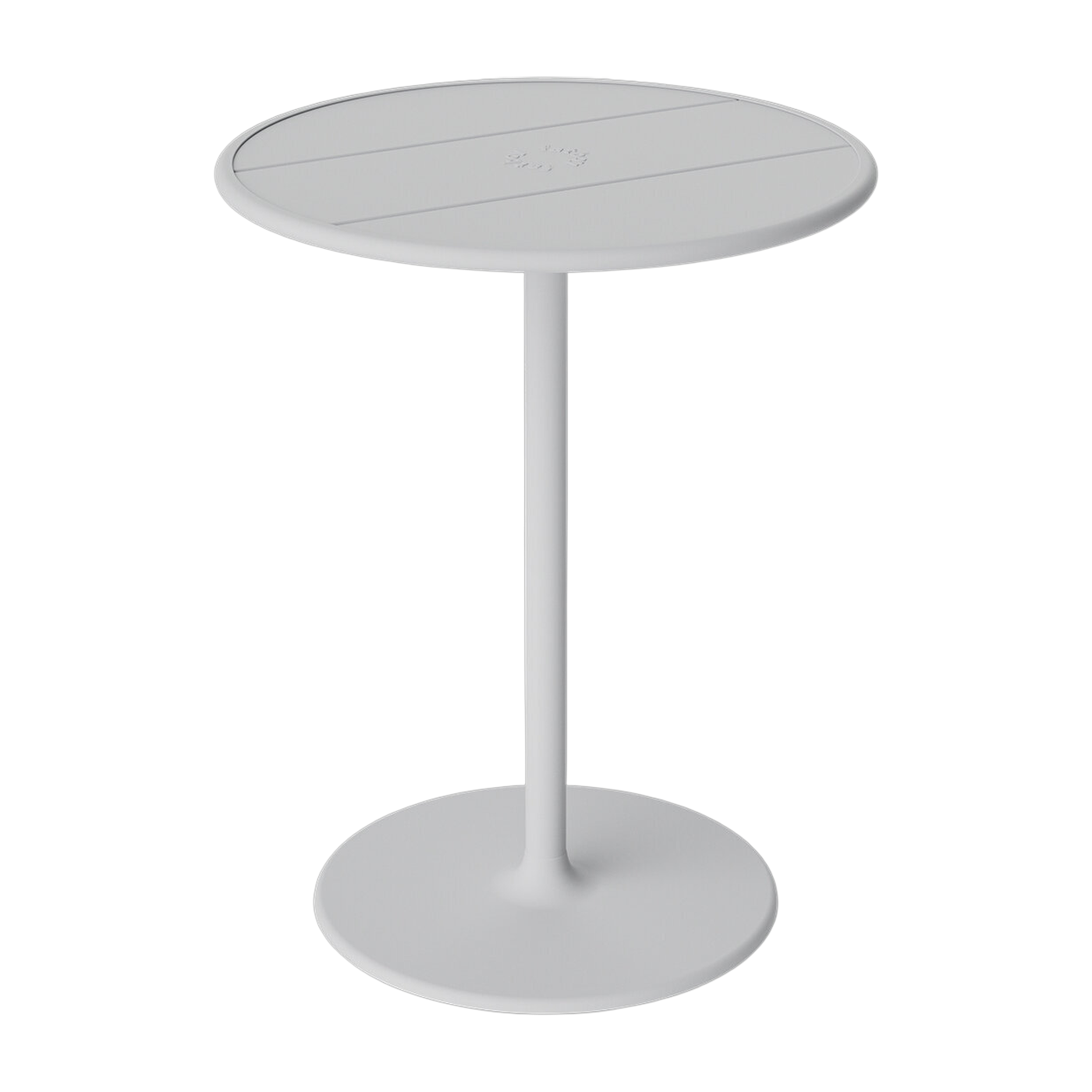 Tavolo da giardino ronde in alluminio gris clair 60x76cm Fred's - Fatboy