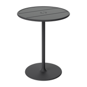 Gartentisch ronde aus anthrazitfarbenem Aluminium 60x76cm Fred's - -. Fatboy