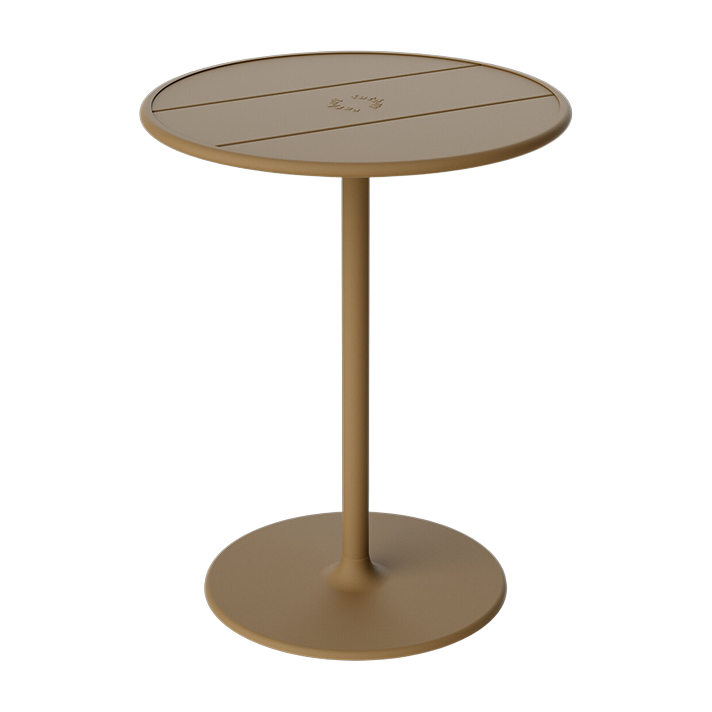 Tavolo da giardino ronde in alluminio moka 60x76cm Fred's - Fatboy