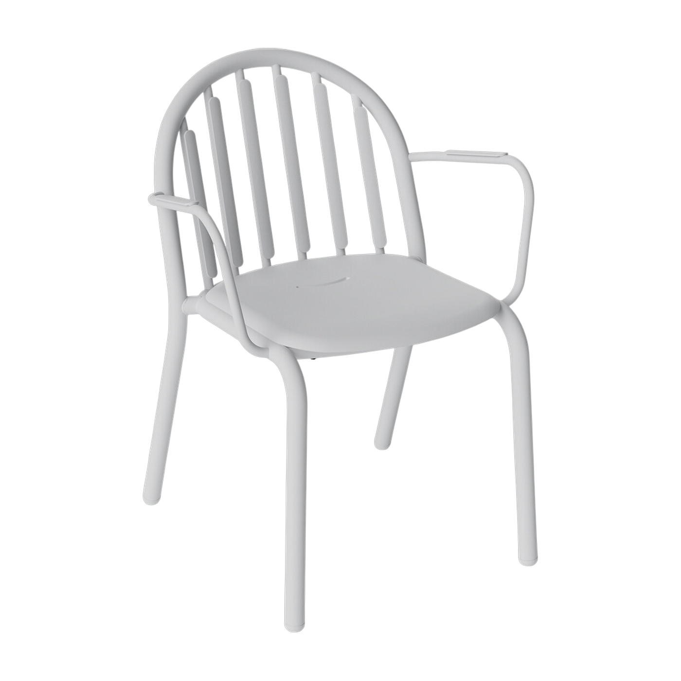 Poltrona da giardino con braccioli in alluminio gris clair 60x59x80cm Fred's - Fatboy