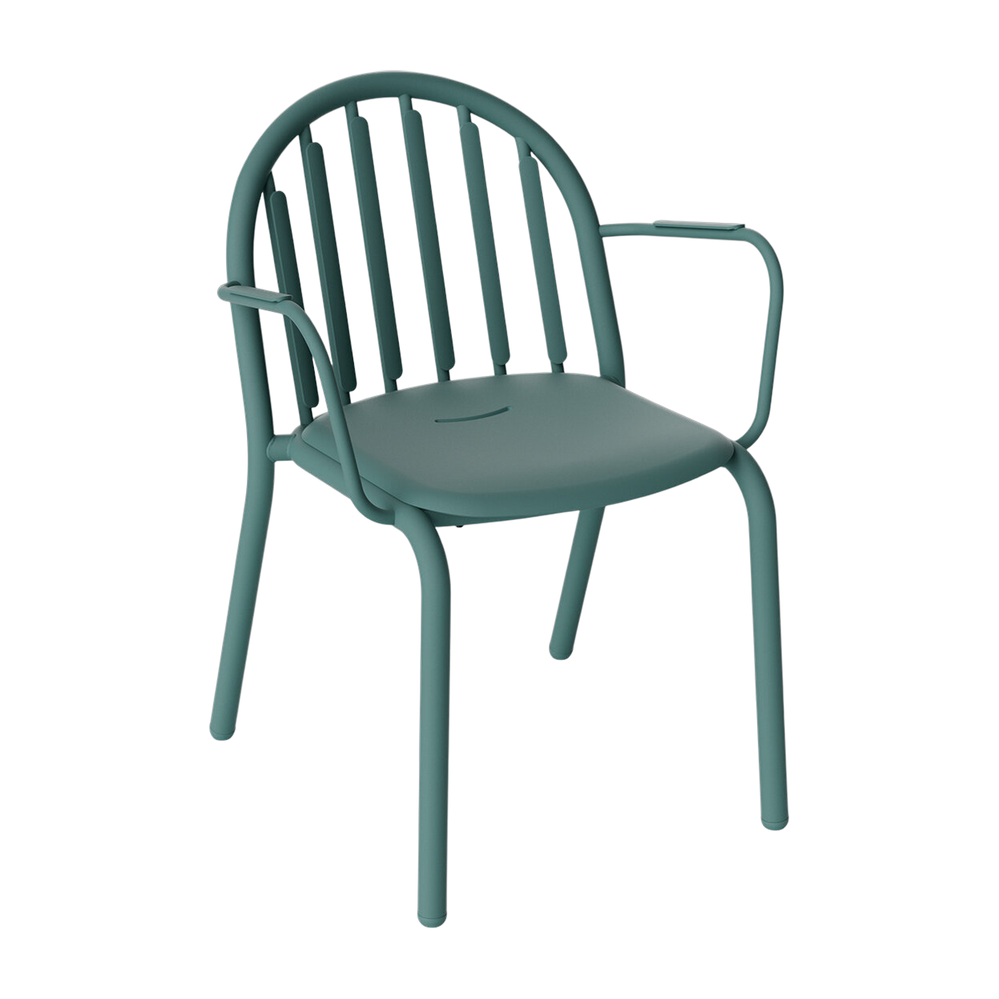 Poltrona da giardino con braccioli in alluminio color salvia scuro 60x59x80cm Fred's - Fatboy