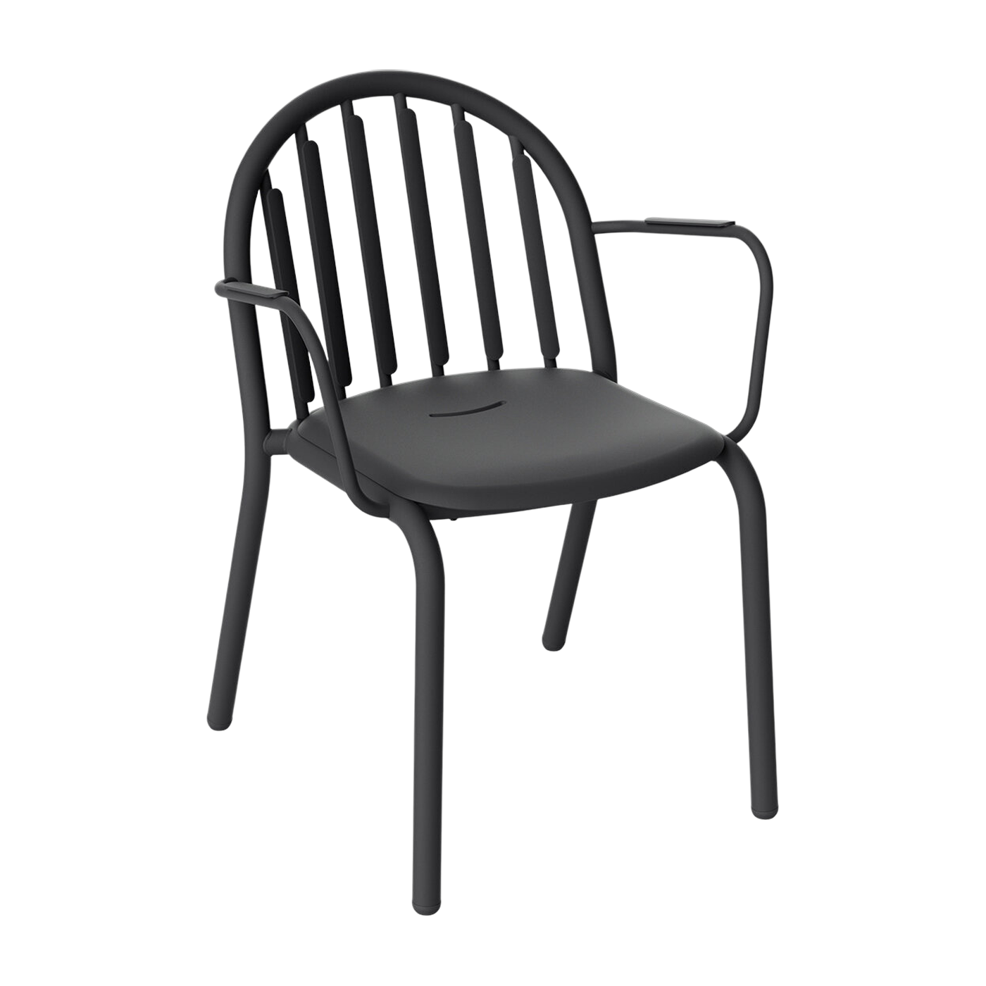 Poltrona da giardino con braccioli in alluminio antracite 60x59x80cm Fred's - Fatboy