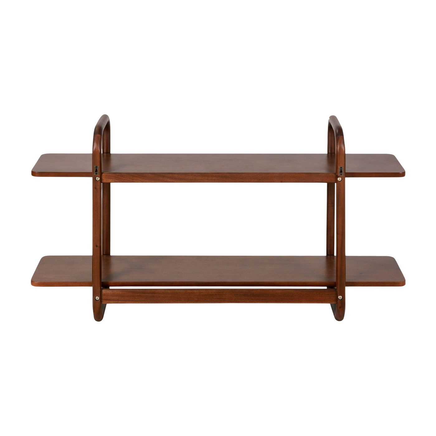 Estantería de madera de caoba 120x30x67cm Khami - Versmissen