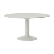 Table ronde en linoléum et acier gris 140cm Midst - Muuto