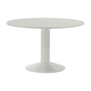 Tisch ronde aus Linoleum und grauem Stahl 120cm Midst - -. Muuto