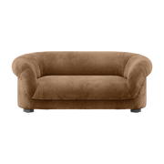 Divano a 2 posti in tessuto marrone 189x97x73cm Lancaster - Versmissen
