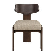 Chaise en bois et textile sable 54x81cm Sotho - Versmissen