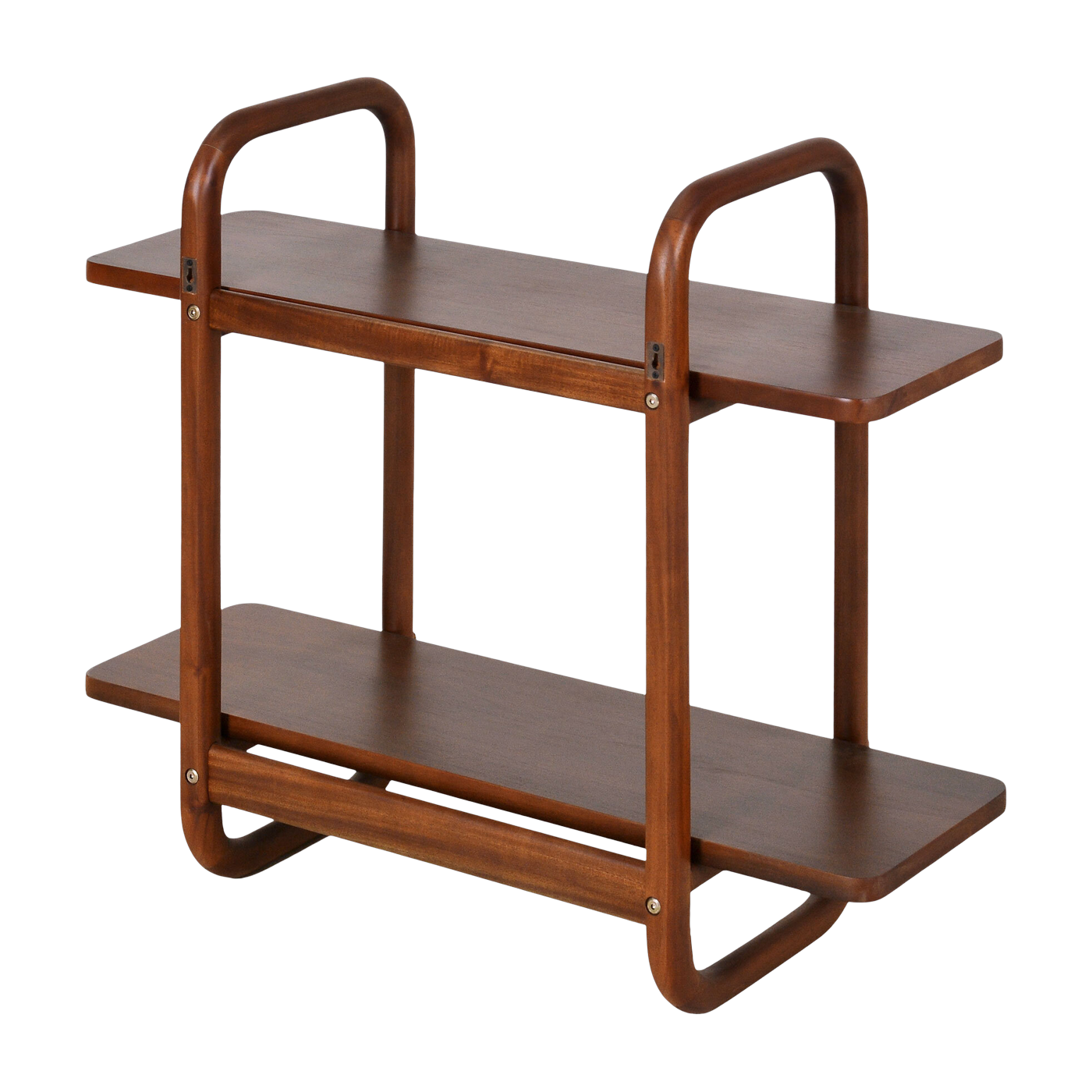 Estantería de madera de caoba 80x30x67cm Khami - Versmissen
