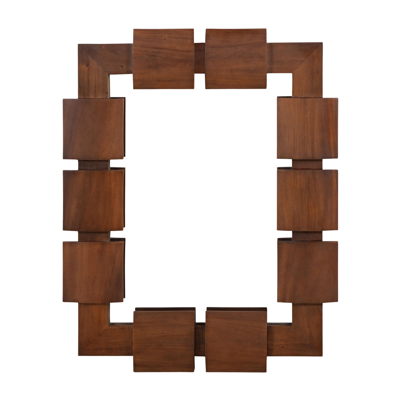 Espejo rectangular de madera de caoba 68x84cm Raba - Versmissen
