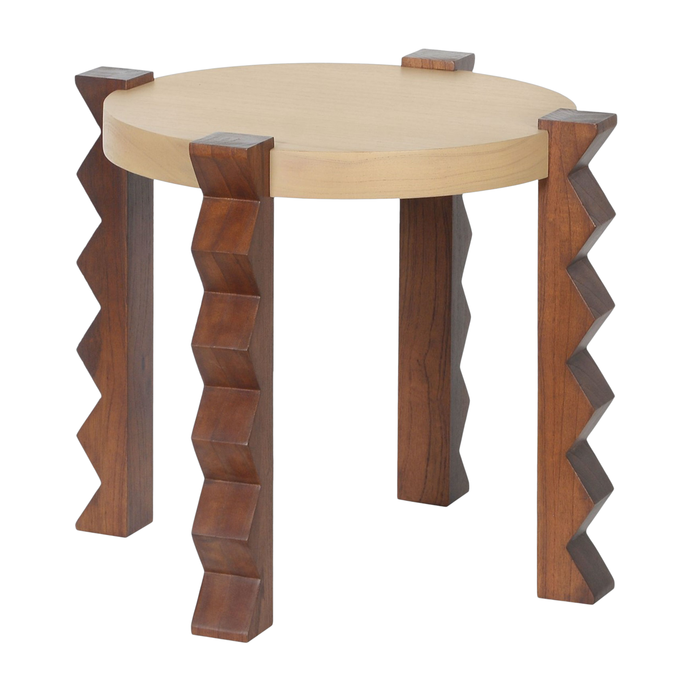 Mesa auxiliar de madera Mindi 60x52cm Zaka - Versmissen