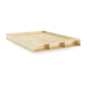 Merge bed base with storage in natural pine 160x200cm - Karup Design
