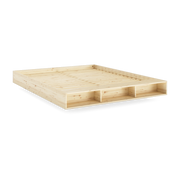 Merge bed base with storage in natural pine 180x200cm - Karup Design
