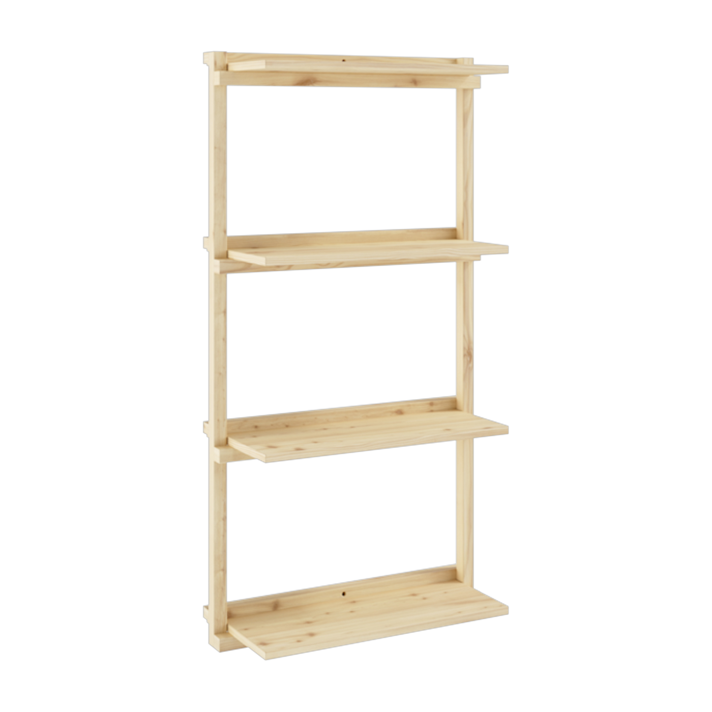 Étagère murale en pin naturel 66x127cm Groove - Karup Design