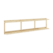 Wall shelf in natural pine 192x47. 5cm Groove - Karup Design