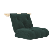 Seaweed-Polyester-Convertible-Sessel 75x200cm Hooked - Karup Design