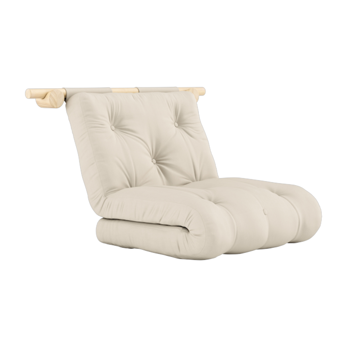 Wandelsessel aus Baumwolle beige 75x200cm Hooked -. Karup Design