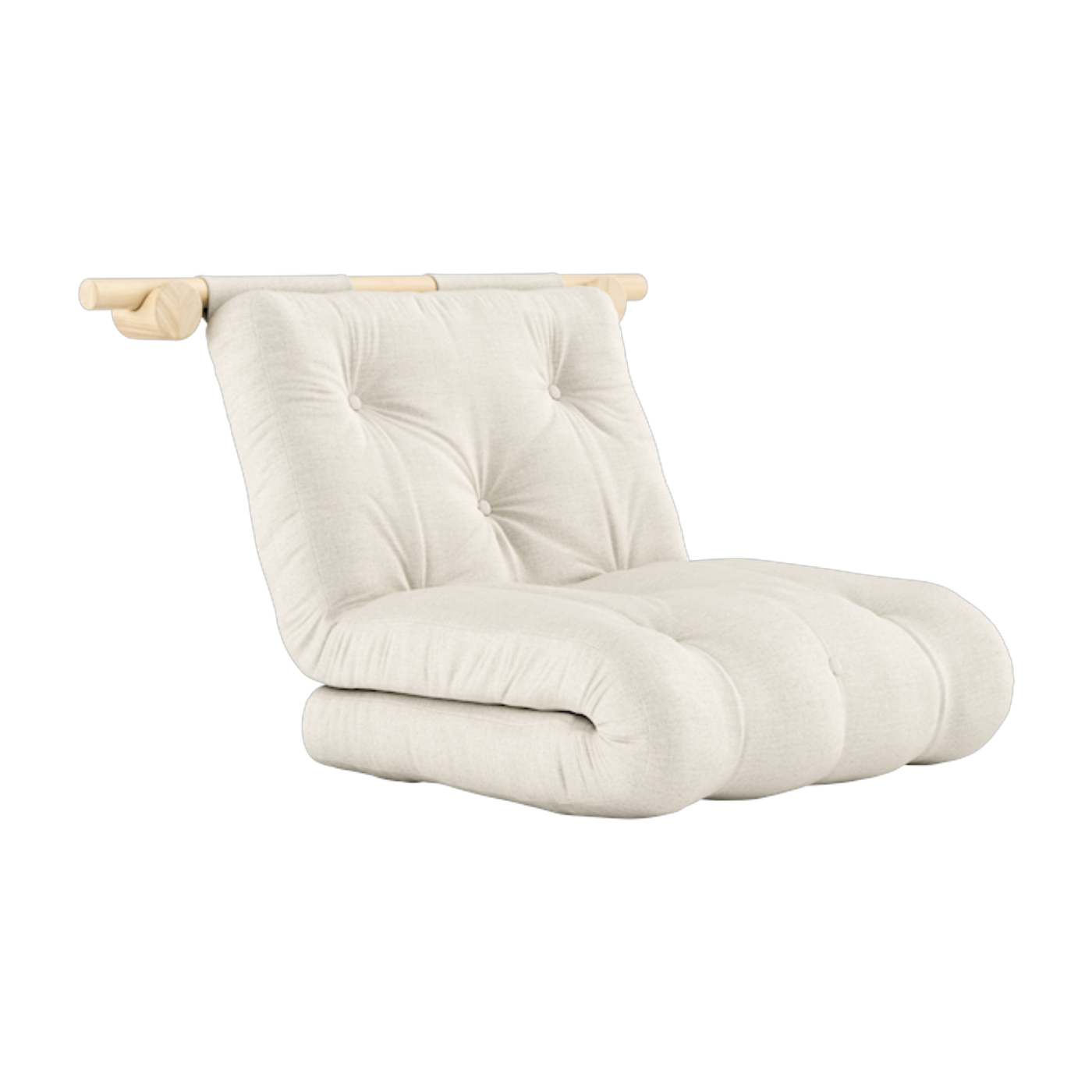 Schlafsessel aus Baumwolle und Leinen 75x200cm Hooked -. Karup Design