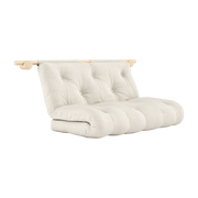 Schlafsofa aus Baumwolle und Leinen 135x200cm Hooked -. Karup Design